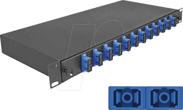DELOCK 67006 - 19'' LWL Spleißbox