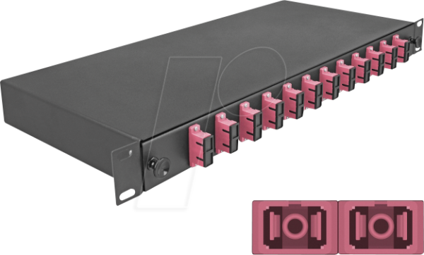 DELOCK 67008 - 19'' LWL Spleißbox