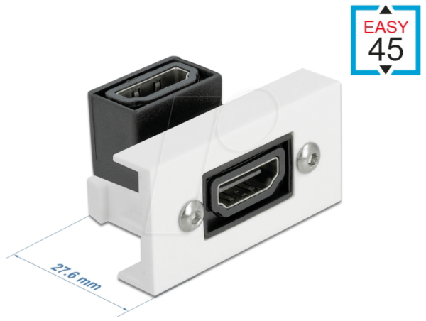 DELOCK 81304 - Easy 45 HDMI Modul gewinkelt 90° 22