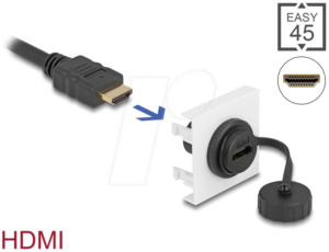 DELOCK 81409 - Easy 45 HDMI Modul 45 x 45 mm