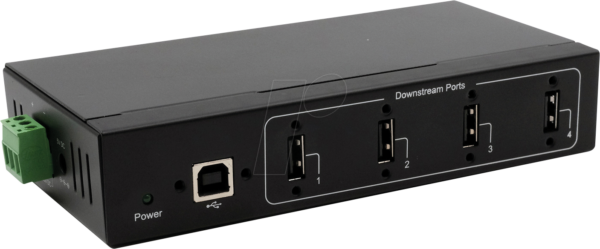 EXSYS 11214HMVS - USB 2.0 4-Port Industrie-Hub