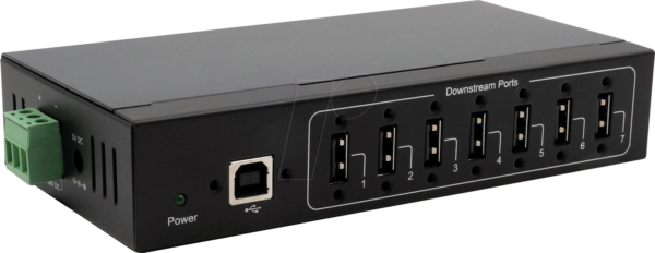 EXSYS 11217HMVS - USB 2.0 7-Port Industrie-Hub