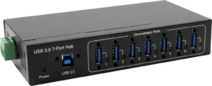 EXSYS 11227HMVS - USB 3.0 7-Port Industrie-Hub