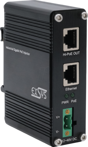 EXSYS EX-60310 - Power over Ethernet (PoE+) Gigabit Injektor