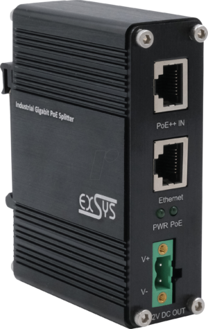 EXSYS EX-60326 - Power over Ethernet (PoE++) Gigabit Splitter