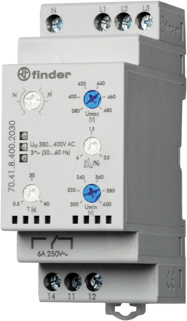 FIN 70.41 - Netzüberwachung 3-Phasen für 380-415 VAC