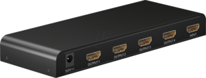 GOOBAY 58482 - 4-Port HDMI Splitter