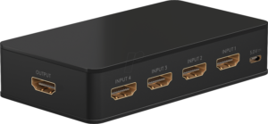 GOOBAY 58489 - HDMI Umschalter 4x1