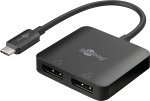 GOOBAY 60171 - Adapter USB C  > 2x Dp