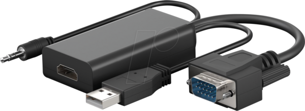 GOOBAY 61259 - VGA auf HDMI A Stecker