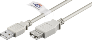 GOOBAY 68916 - USB 2.0 Verlängerungskabel mit USB Zertifikat 5 m
