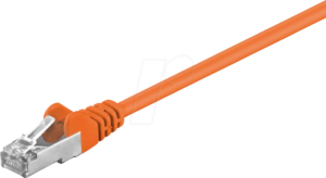 GOOBAY 95538 - Cat.5e F/UTP Patchkabel CCA orange 1