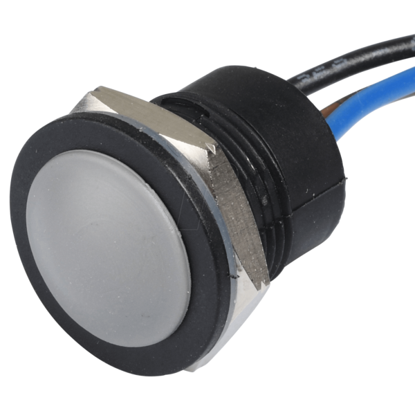IA16 NCNO GR - Drucktaster IA 16 mm - flaches Profil