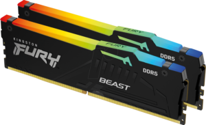 50KI1660-2040FBR - 16 GB DDR5 6000 CL40 Kingston FURY Beast RGB Kit