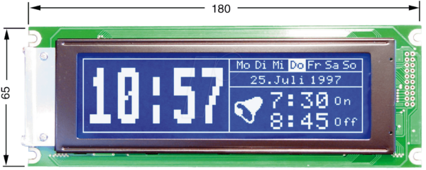 LCD 240X064 BL - LCD-Grafikdisplay