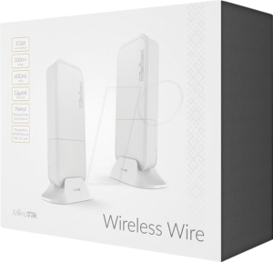 MTK WIRELESS WIR - Wireless Wire RBwAPG-60ad Kit - 1 Gbps Full-Duplex ohne Kabel