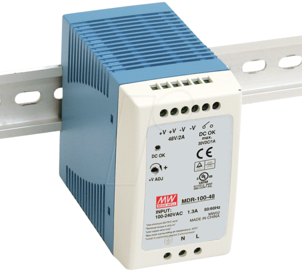MW MDR-100-24 - Schaltnetzteil