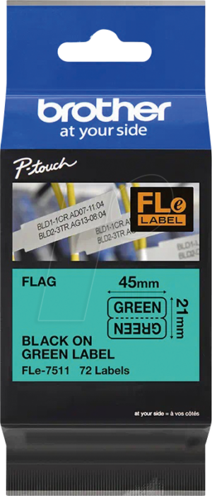 P-TOUCH FLE7511 - Einzelfähnchen-Etiketten