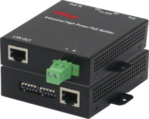 ROLINE 21131173 - Power over Ethernet (PoE+) Gigabit Splitter