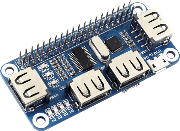 RPIZ USB 4PORT - Raspberry Pi - USB-Hub