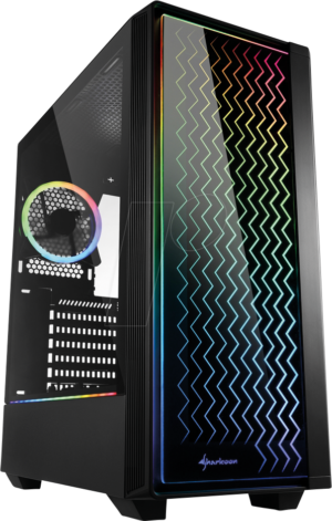 SHARK RGB LIT200 - Sharkoon RGB LIT 200 ATX Gehäuse