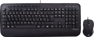 V7 CKU300DE - Tastatur-/Maus-Kombination