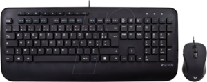 V7 CKU300FR - Tastatur-/Maus-Kombination