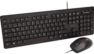 V7 CKU700DE - Tastatur-/Maus-Kombination