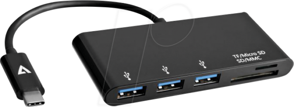 V7 UC3UHUBBLK1E - USB 3.0 Adapter