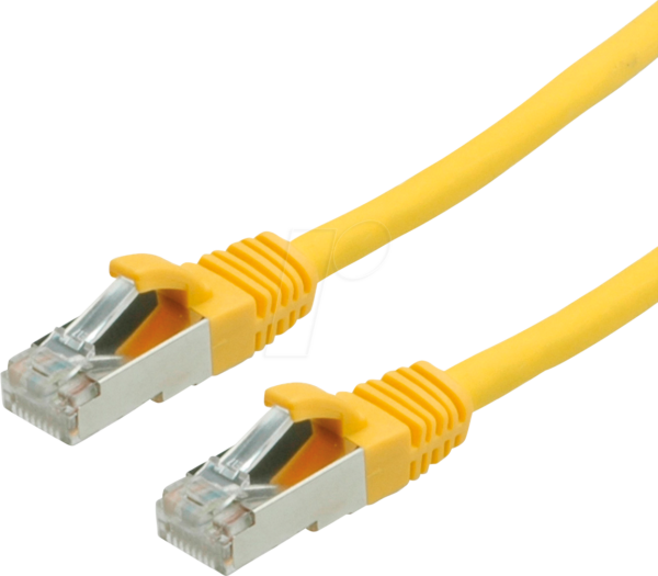 VALUE 21991252 - Patchkabel Cat.6 S/FTP PIMF gelb 3m