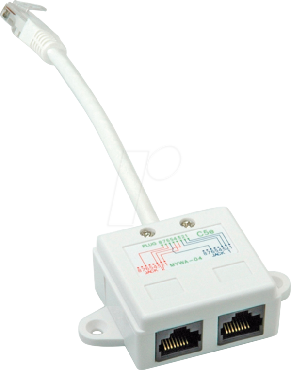 VALUE 21993045 - RJ45 T-Adapter