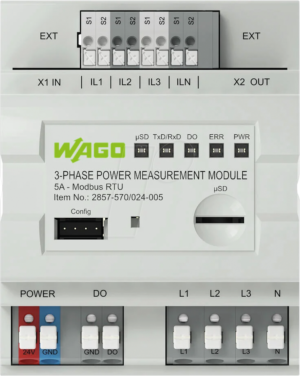 WAGO 2857-570 - 3-Phasen-Leistungsmessumformer