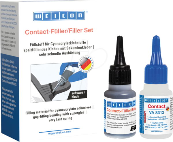 WEICON 12891001 - Cyanacrylat Kleber Set