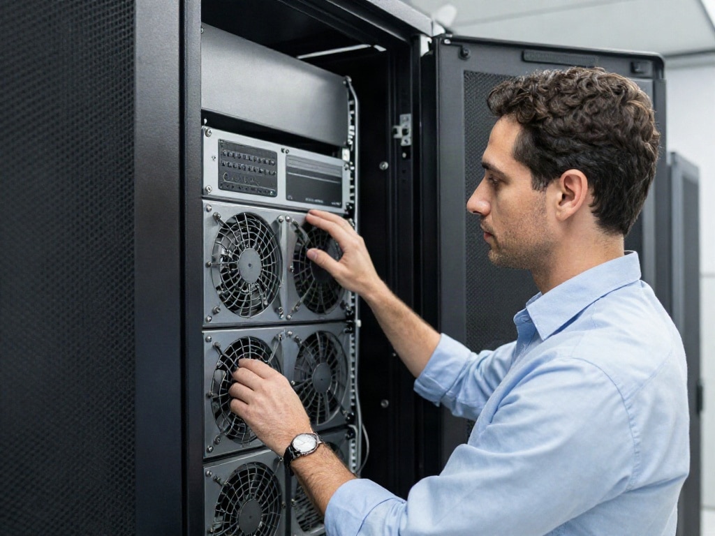 Netzwerkschrank Belüftung