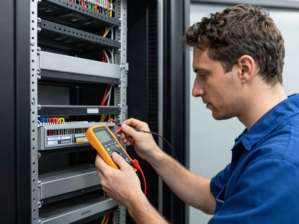 Netzwerkschrank Erdung