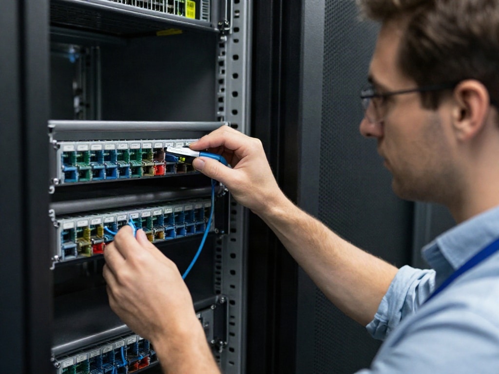 Patchpanel beschriften