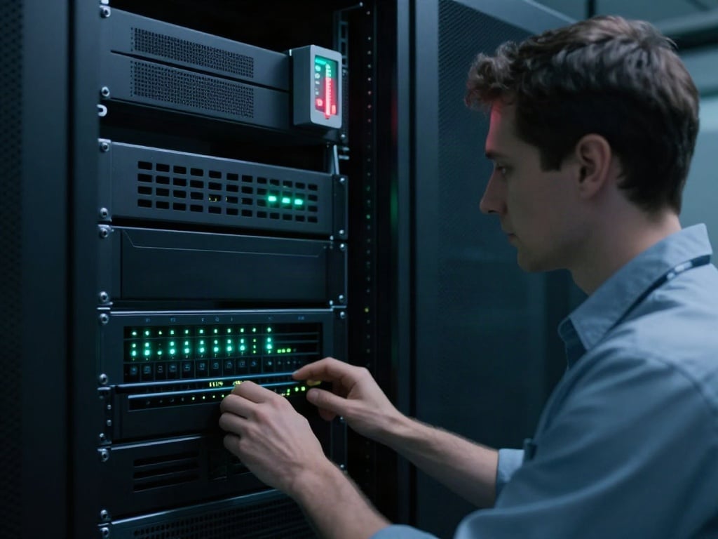 Netzwerkschrank Temperatur