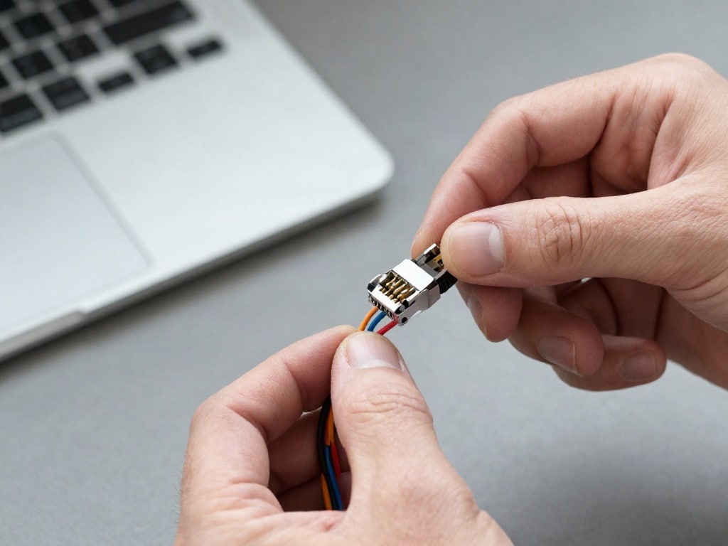 werkzeugloser RJ45 Stecker